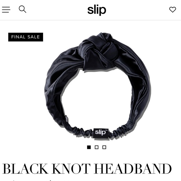 3 Slip Headbands 100% Silk solid black, black leopard and pink leopard EUC - Picture 2 of 4